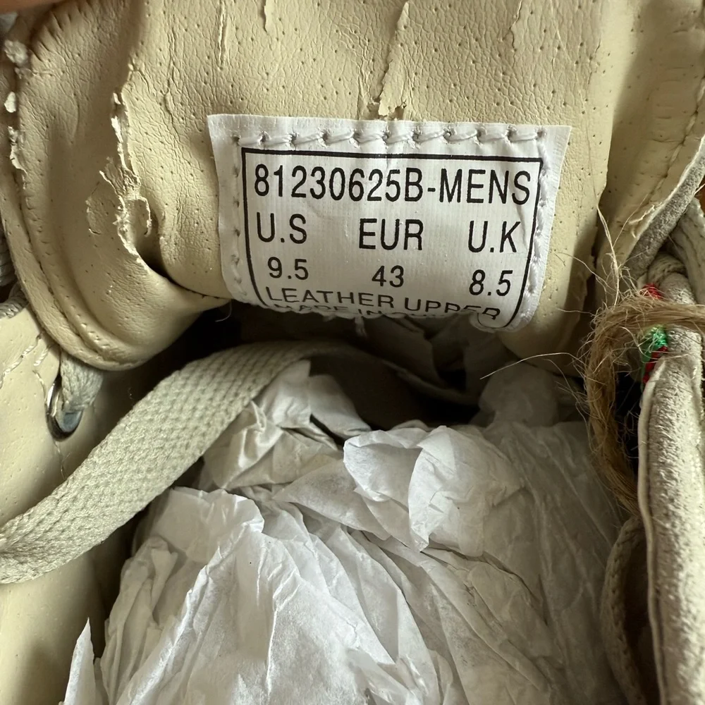 Bob Marley NWT Pipeline Beige Chukka Boots Size 9.5
